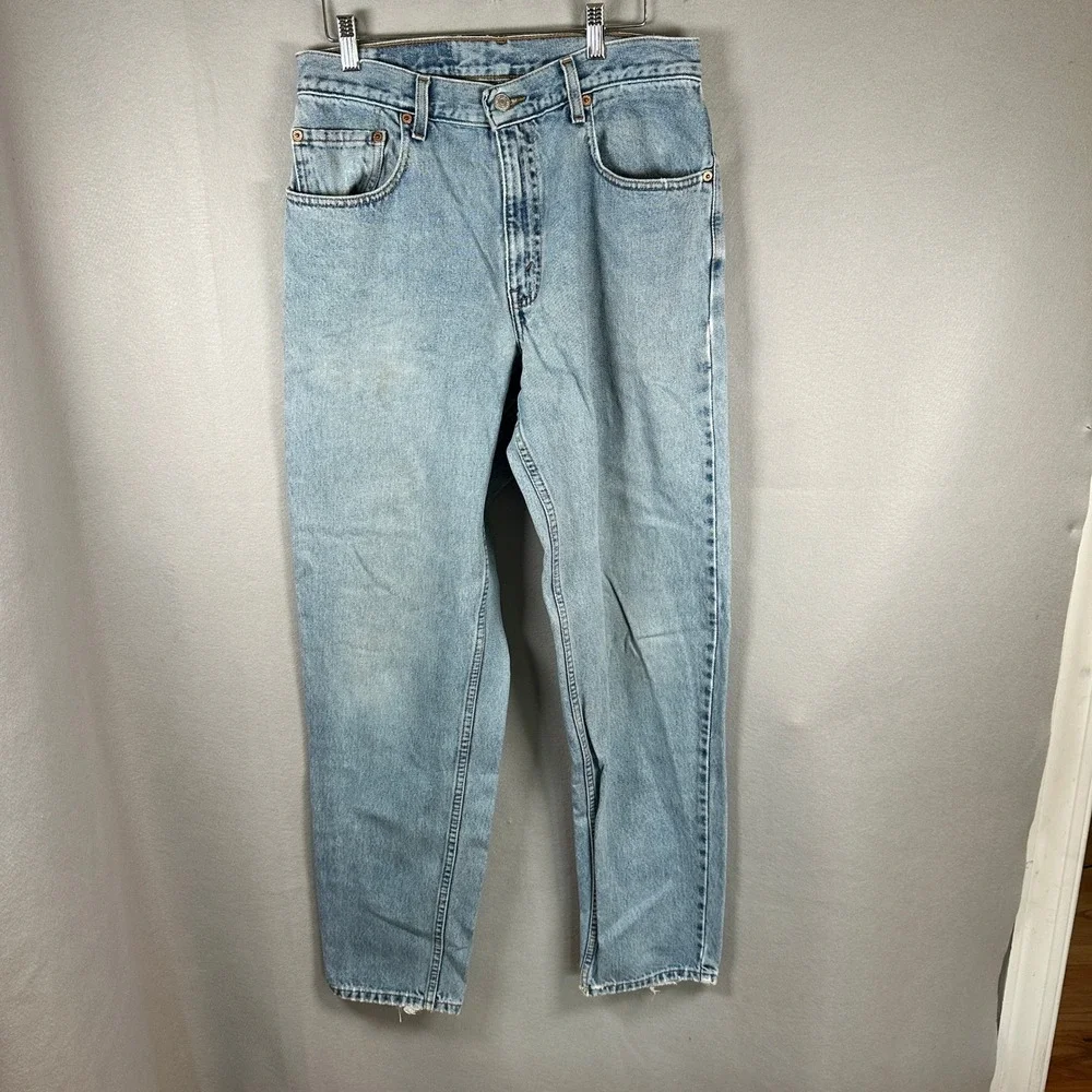 VTG Levis 560 Jeans Mens 32x34 Blue Loose Fit Tapered Leg Retro Y2K